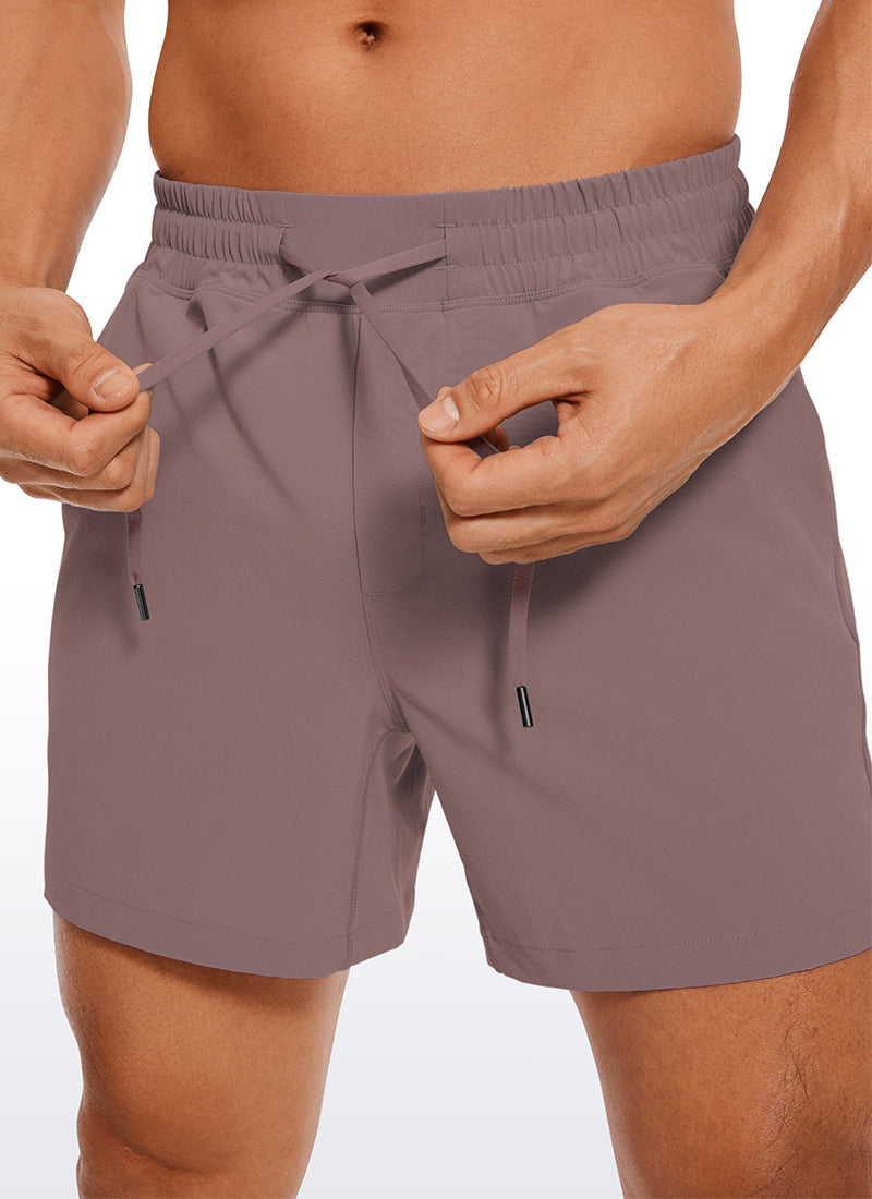 Feathery-Fit Workout Shorts 5''- Linerless