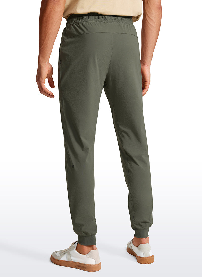 Lightweight Joggers Zip Pockets 29''