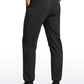 Lightweight Water Resistant Athletic Joggers with Zip Pockets 31"