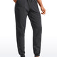 Lightweight Water Resistant Athletic Joggers with Zip Pockets 31"