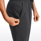 Lightweight Water Resistant Athletic Joggers with Zip Pockets 31"