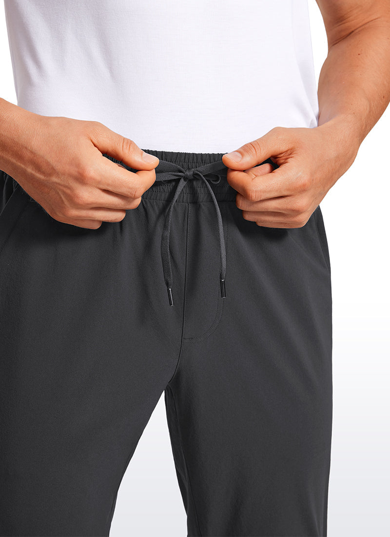 Lightweight Water Resistant Athletic Joggers with Zip Pockets 31"