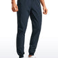 Lightweight Water Resistant Athletic Joggers with Zip Pockets 31"