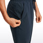 Lightweight Water Resistant Athletic Joggers with Zip Pockets 31"