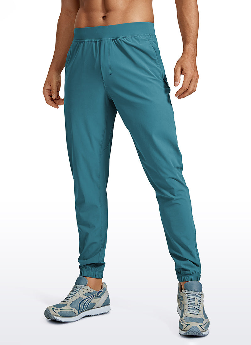 Lightweight Quick Dry Slim-Fit Joggers 29"-Zipper Pockets