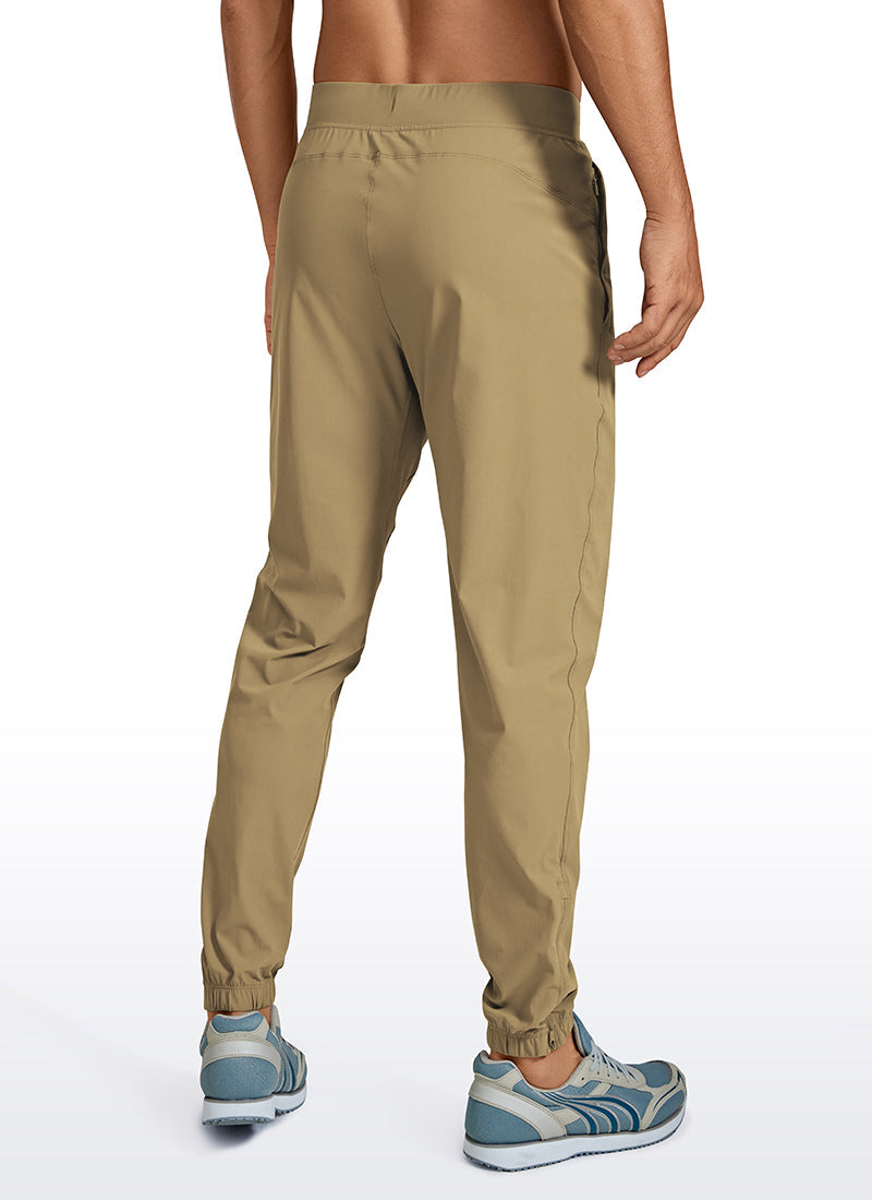 Lightweight Quick Dry Slim-Fit Joggers 29"-Zipper Pockets