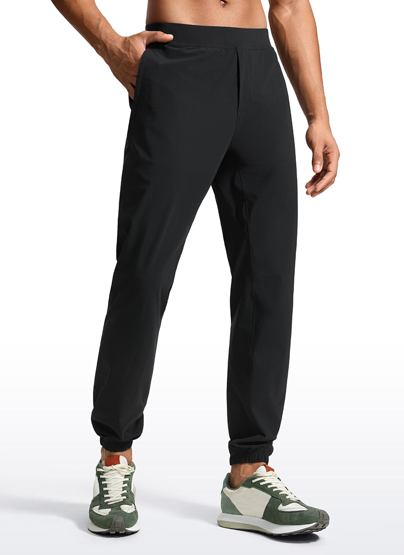 Lightweight Quick Dry Slim-Fit Joggers 31"-Zipper Pockets