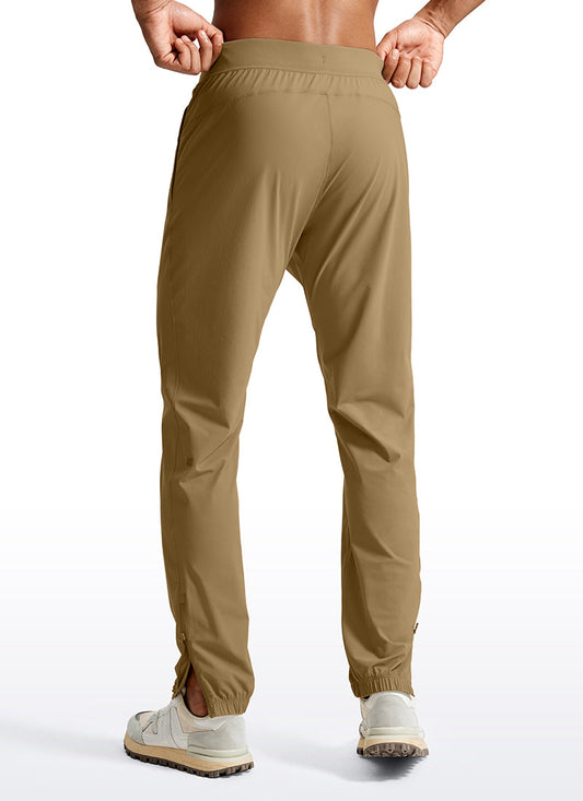 Lightweight Quick Dry Slim-Fit Joggers 31"-Zipper Pockets