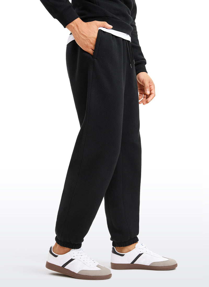 Cotton Fleece Sweatpants with Pockets 32''