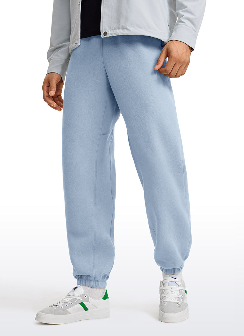 Cotton Fleece Sweatpants with Pockets 32''