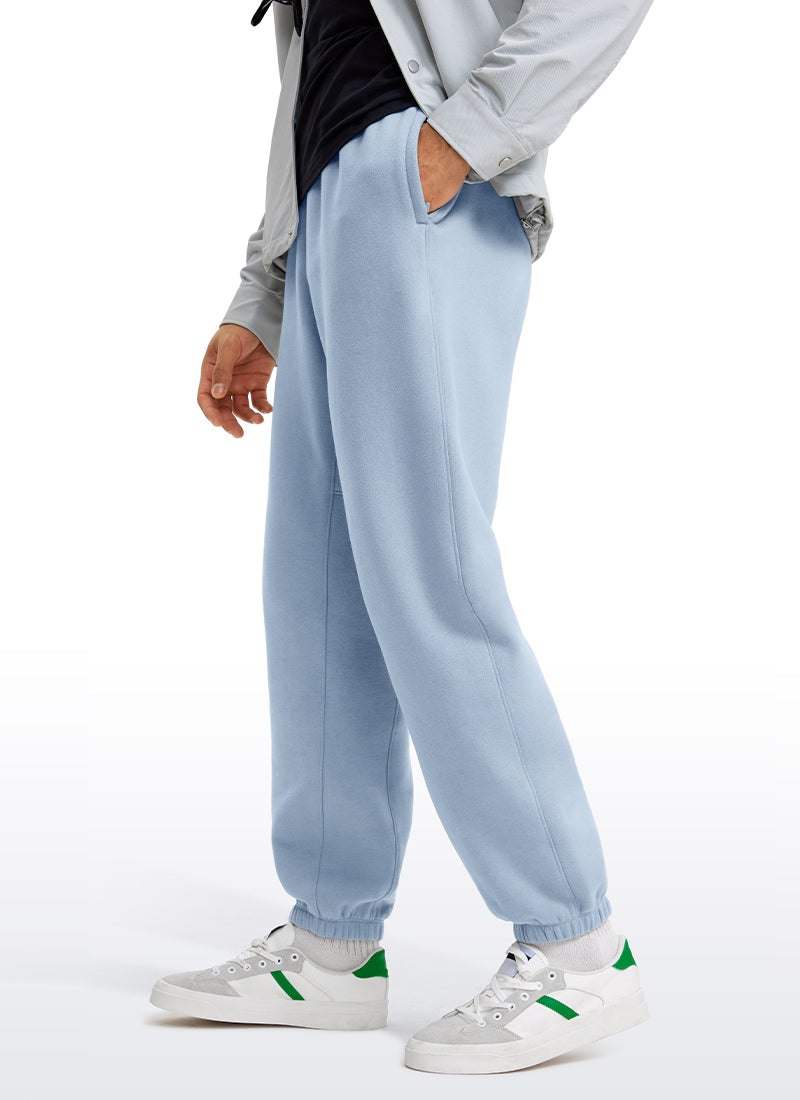 Cotton Fleece Sweatpants with Pockets 32''