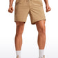 Lightweight Athletic Pocketed Shorts 7''- Linerless