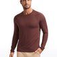 Brushed Slim-Fit Long Sleeve