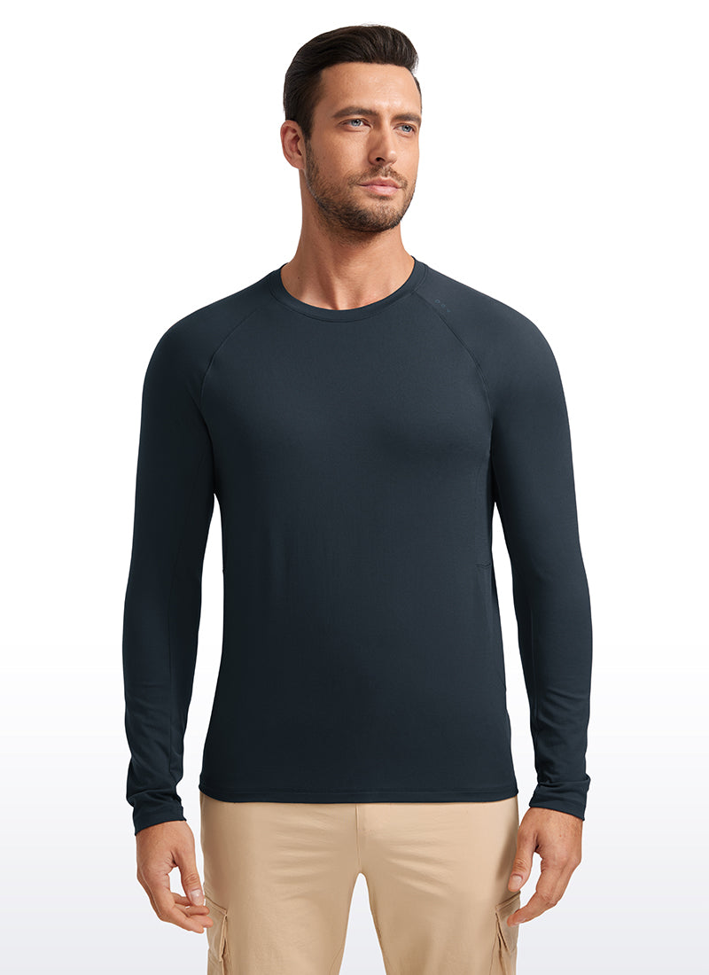 Brushed Slim-Fit Long Sleeve