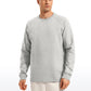 French Terry Pullover Sweatshirts with Zip Pockets