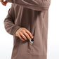 French Terry Pullover Sweatshirts with Zip Pockets