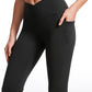 Butterluxe Crossover Pockets  Flare Leggings 31" - V Cross Waist