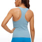 Seamless Scroop Neck Racerback Tanks