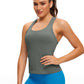 Seamless Scroop Neck Racerback Tanks