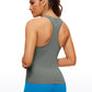 Seamless Scroop Neck Racerback Tanks