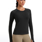 Seamless Long Sleeves with Thumbholes Shirts