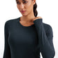 Seamless Long Sleeves with Thumbholes Shirts