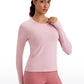 Seamless Long Sleeves with Thumbholes Shirts