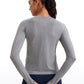 Seamless Long Sleeves with Thumbholes Shirts