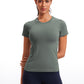 Seamless Hip-Length Short Sleeves