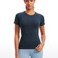 Seamless Hip-Length Short Sleeves