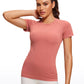 Seamless Hip-Length Short Sleeves