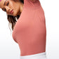 Seamless Hip-Length Short Sleeves