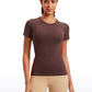 Seamless Hip-Length Short Sleeves