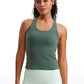 Butterluxe Waist-Length Crewneck Tank Racerback