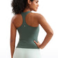 Butterluxe Waist-Length Crewneck Tank Racerback