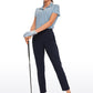 Stretch Drawstring 7/8 Pants with Pockets 27''