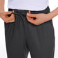 Stretch Drawstring 7/8 Pants with Pockets 27''