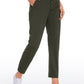 Stretch Drawstring 7/8 Pants with Pockets 27''