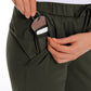 Stretch Drawstring 7/8 Pants with Pockets 27''