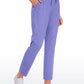 Stretch Drawstring 7/8 Pants with Pockets 27''