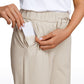 Stretch Drawstring 7/8 Pants with Pockets 27''