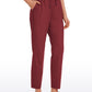 Stretch Drawstring 7/8 Pants with Pockets 27''