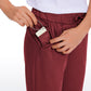 Stretch Drawstring 7/8 Pants with Pockets 27''