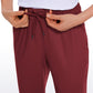 Stretch Drawstring 7/8 Pants with Pockets 27''