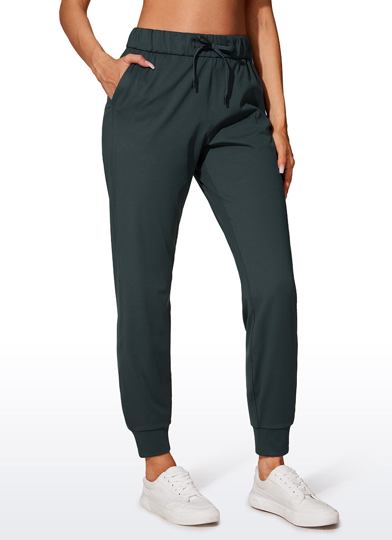 Stretch Drawstring Jogger with Pockets 27''