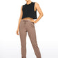 Stretch Drawstring Long Pants with Pockets 31''