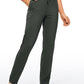 Stretch Drawstring Long Pants with Pockets 31''