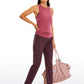 Stretch Drawstring Long Pants with Pockets 31''