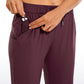 Stretch Drawstring Long Pants with Pockets 31''