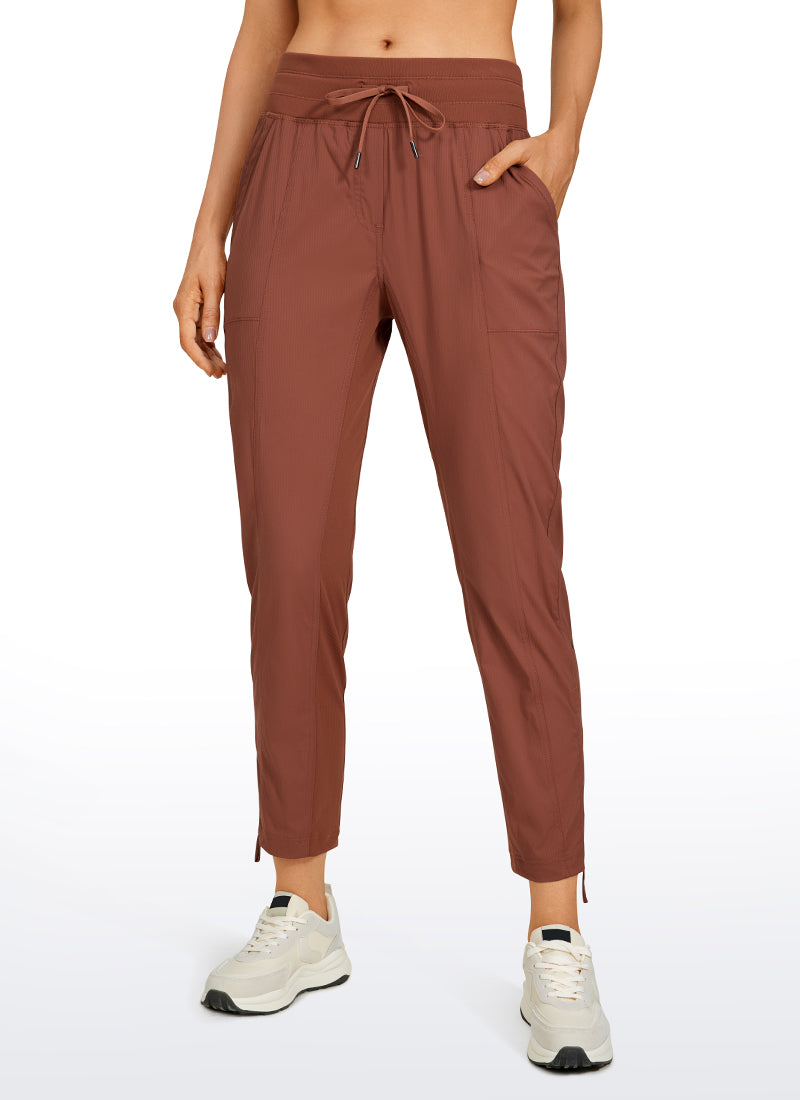 Striped Pants with Pockets 27''- Cinched Leg